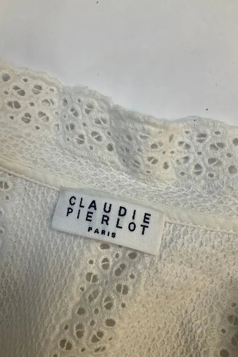 Robe Claudie Pierlot Blanc en Coton
