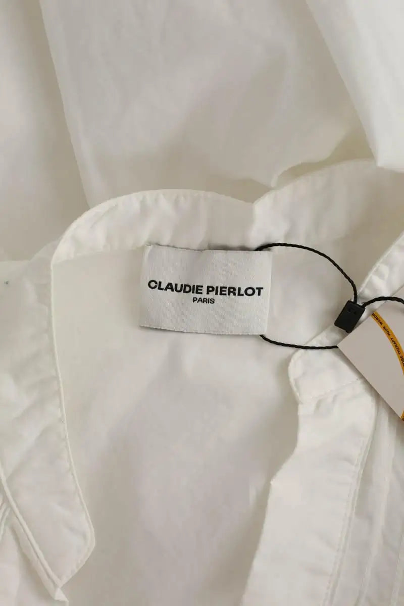 Robe Claudie Pierlot Blanc en Coton