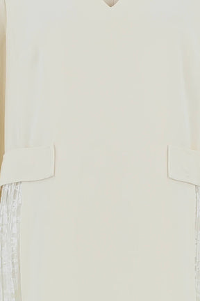 Robe Claudie Pierlot Blanc en Polyester