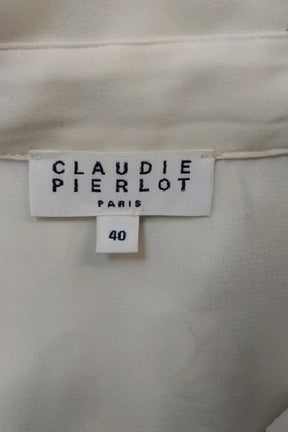 Robe Claudie Pierlot Blanc en Polyester