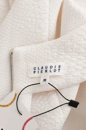 Robe Claudie Pierlot Blanc en Polyester