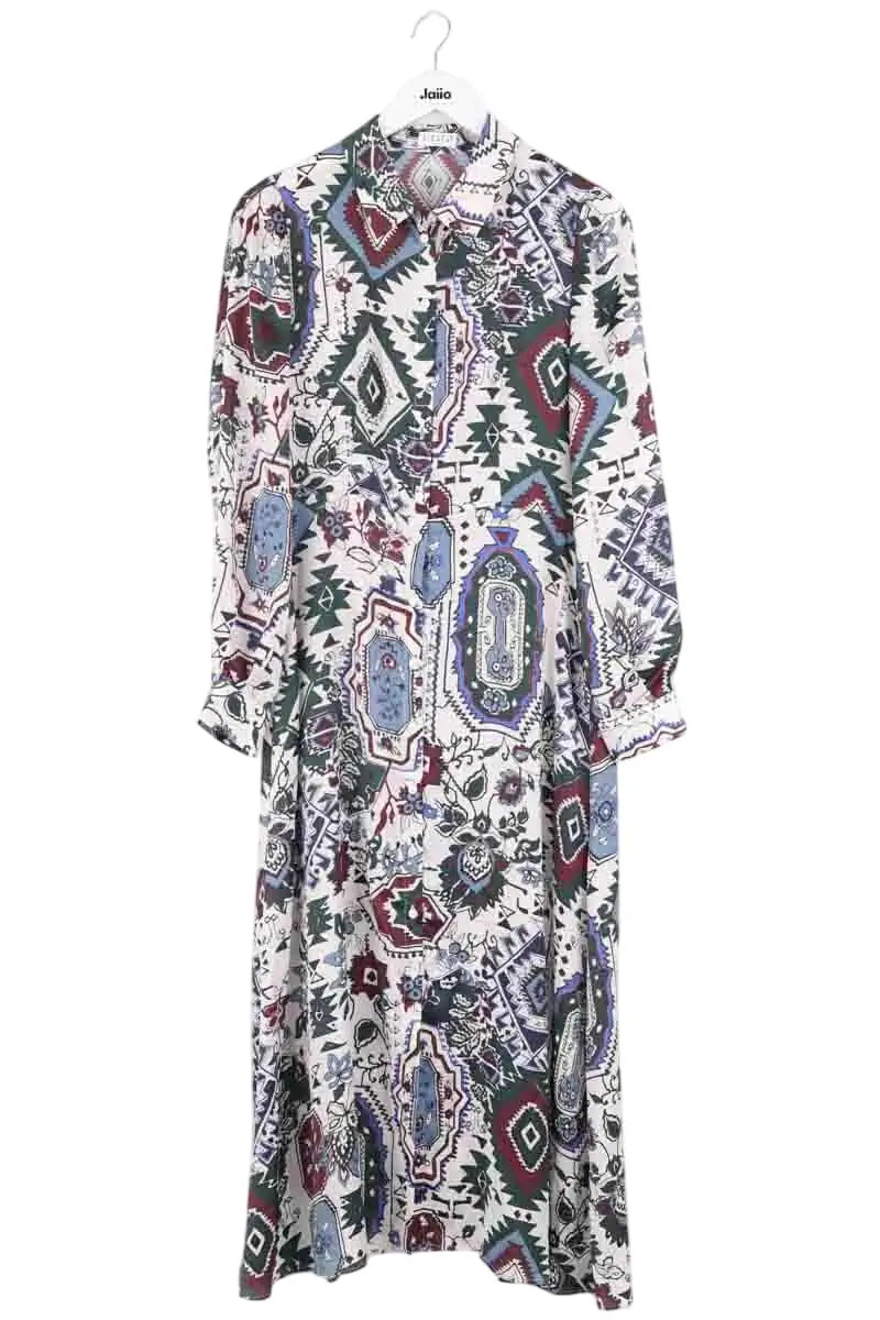 Robe Claudie Pierlot Blanc en Synthétique, taille M - Seconde Main