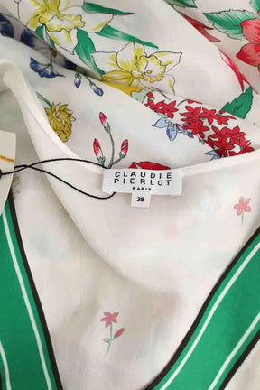Robe Claudie Pierlot Blanc en Viscose