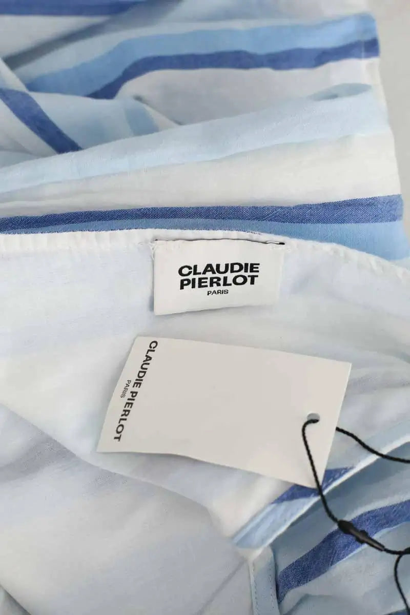 Robe Claudie Pierlot Bleu en Coton