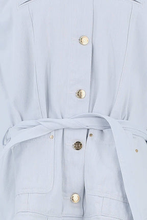 Robe Claudie Pierlot Bleu en Coton