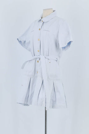 Robe Claudie Pierlot Bleu en Coton