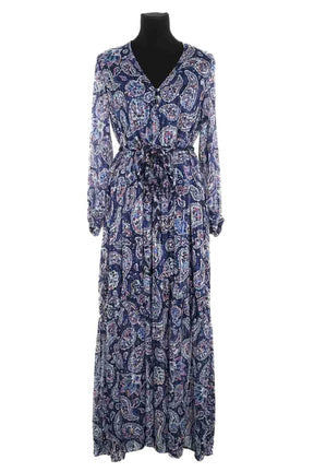 Robe Claudie Pierlot Bleu en Polyester, taille M - Seconde Main