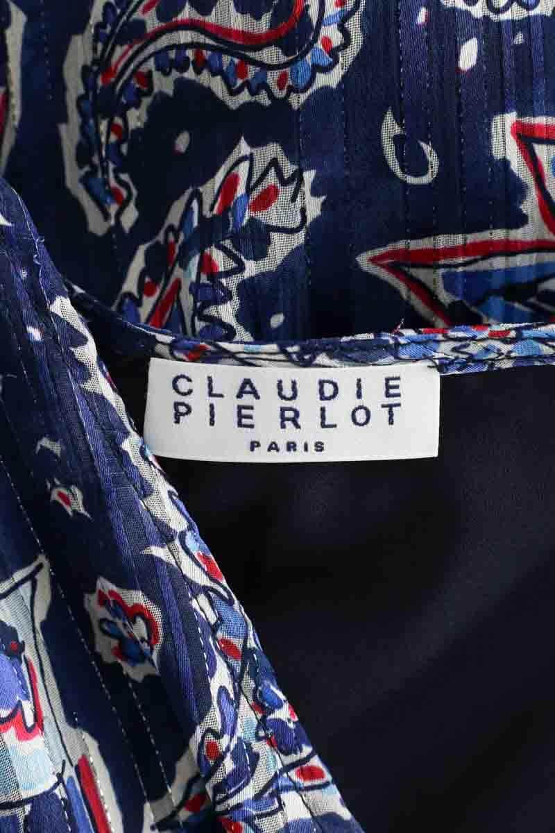 Robe Claudie Pierlot Bleu en Polyester