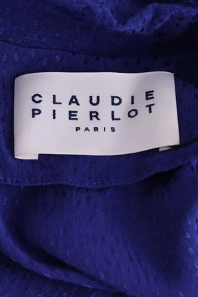 Robe Claudie Pierlot Bleu en Synthétique