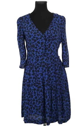 Robe Claudie Pierlot Bleu en Viscose, taille S - Seconde Main