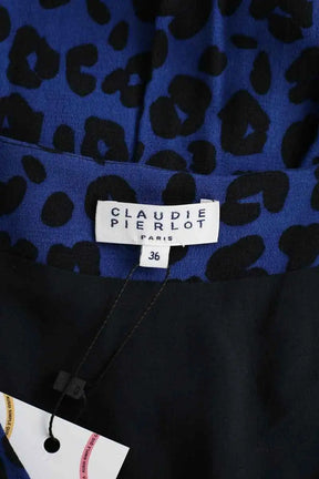 Robe Claudie Pierlot Bleu en Viscose