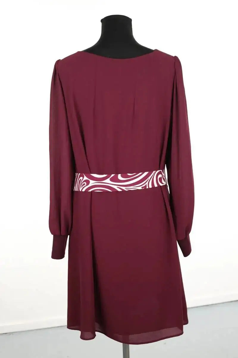 Robe Claudie Pierlot Bordeaux en Polyester