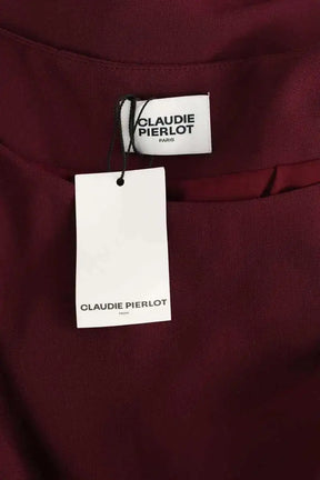 Robe Claudie Pierlot Bordeaux en Polyester