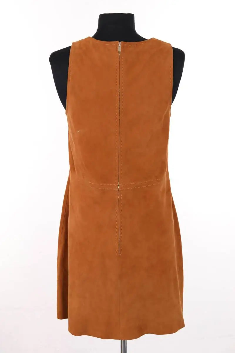 Robe Claudie Pierlot Camel en Daim