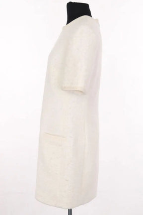 Robe Claudie Pierlot Ecru en Synthétique