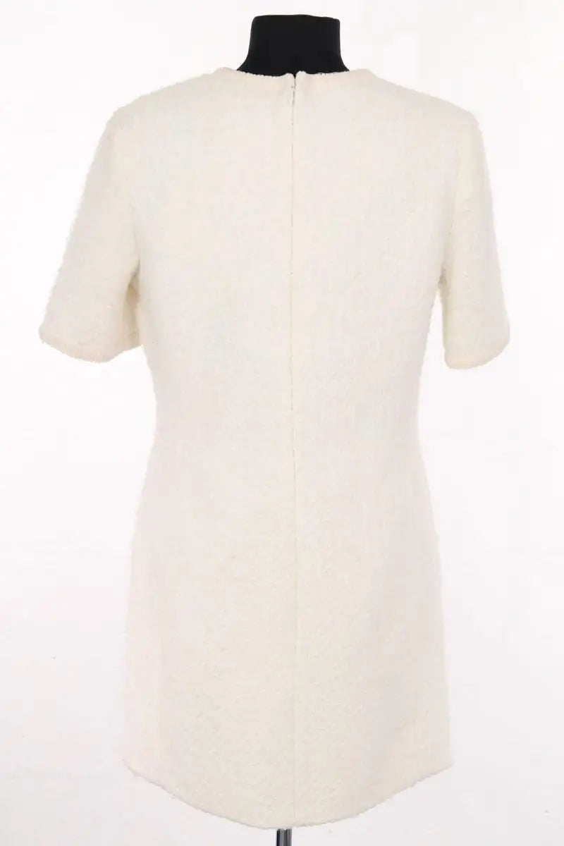 Robe Claudie Pierlot Ecru en Synthétique