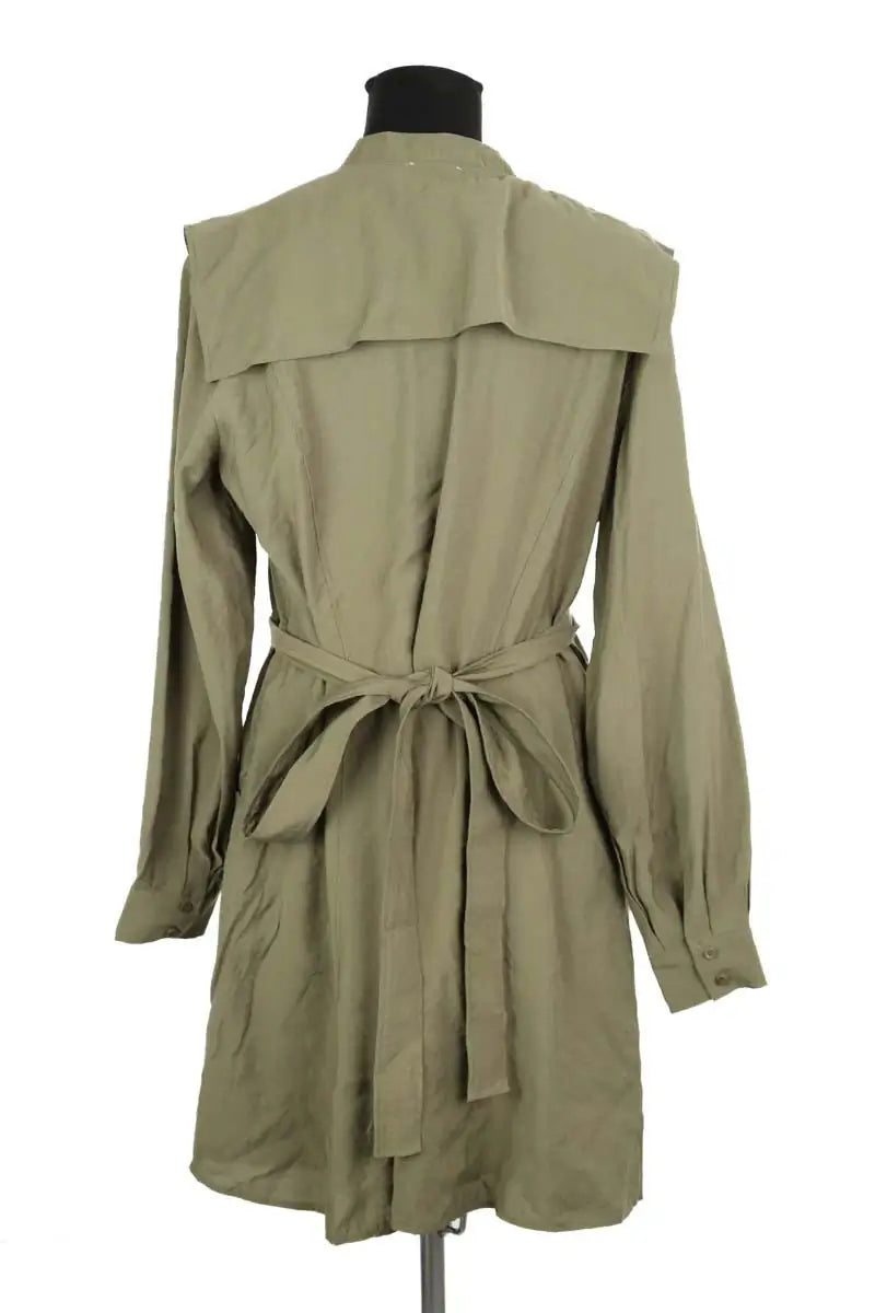 Robe Claudie Pierlot Kaki en Coton