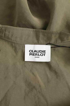 Robe Claudie Pierlot Kaki en Coton