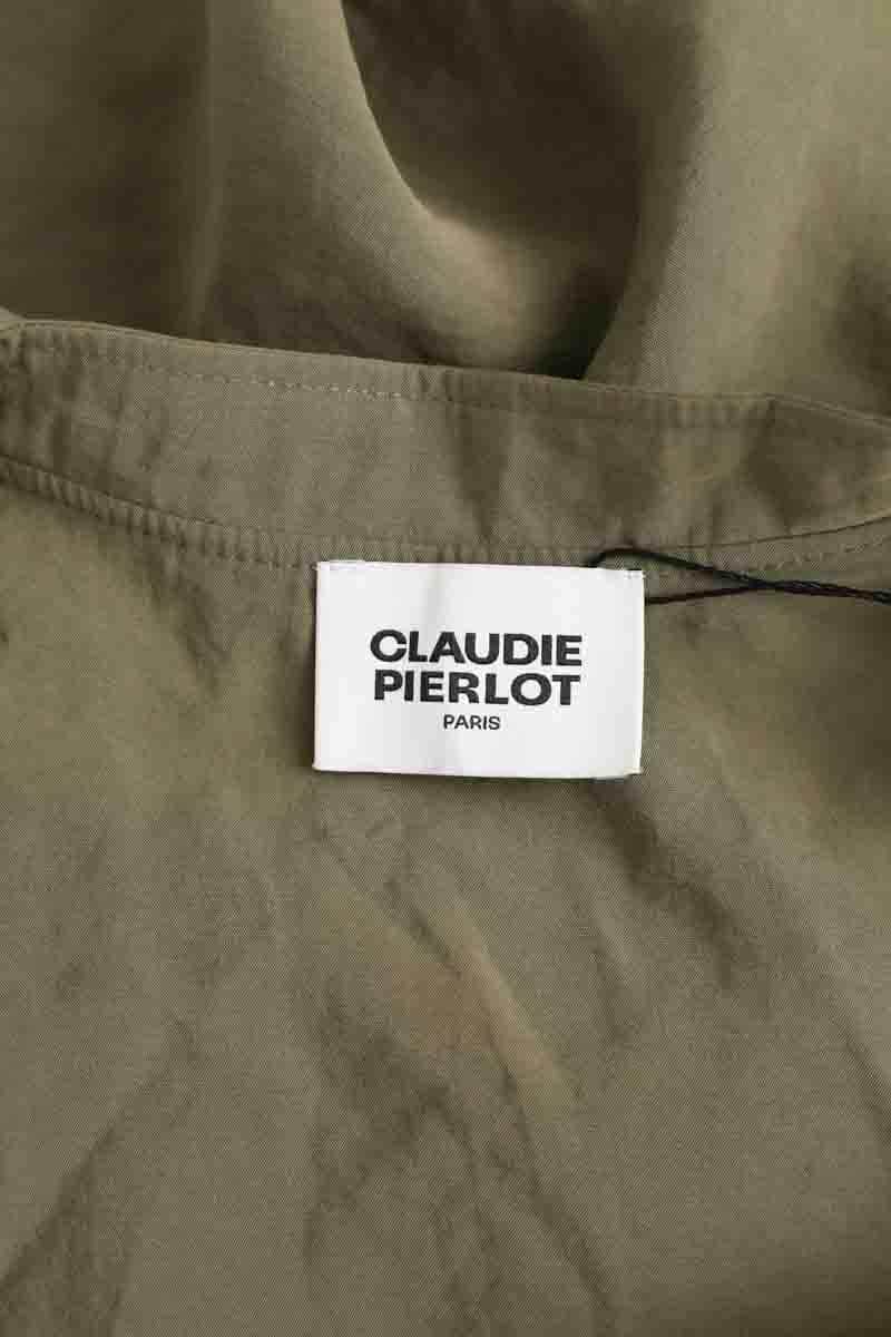 Robe Claudie Pierlot Kaki en Coton