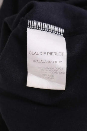 Robe Claudie Pierlot Marine en Coton