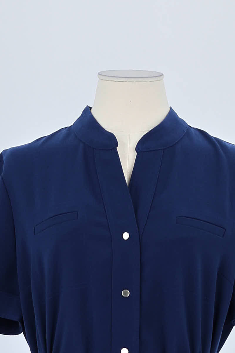 Robe Claudie Pierlot Marine en Polyester