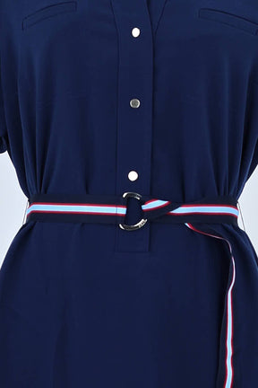 Robe Claudie Pierlot Marine en Polyester