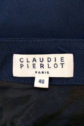 Robe Claudie Pierlot Marine en Polyester