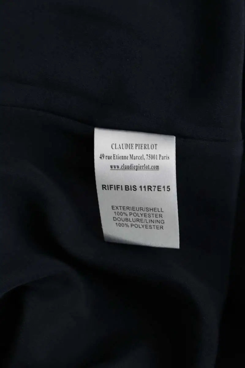 Robe Claudie Pierlot Marine en Polyester
