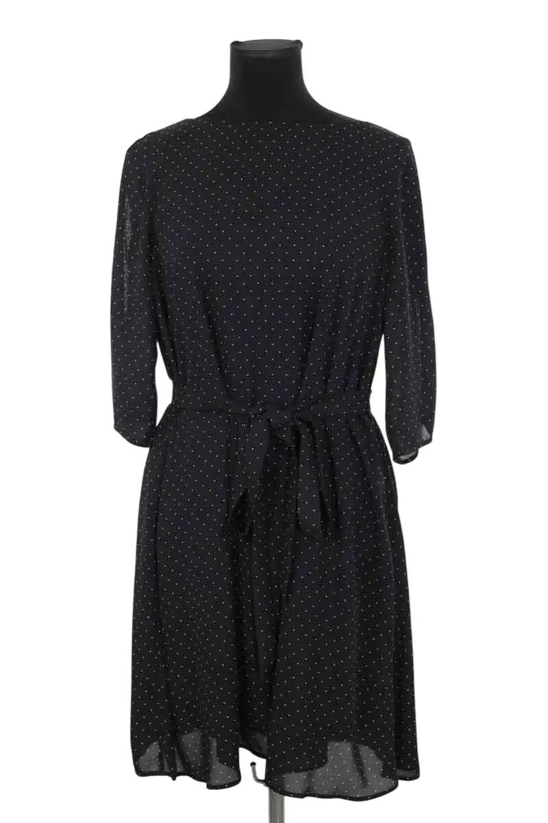 Robe Claudie Pierlot Marine en Polyester, taille M - Seconde Main