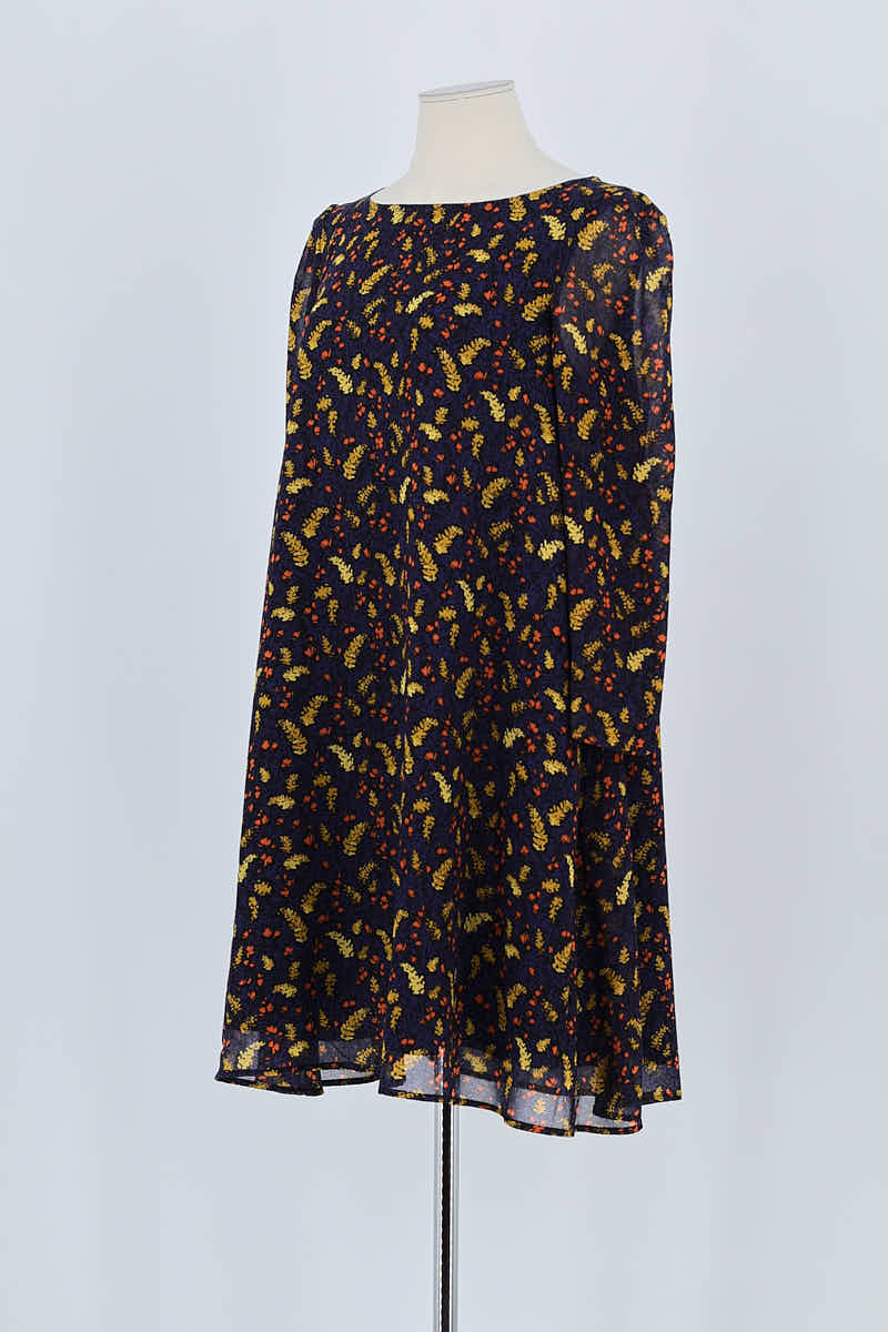Robe Claudie Pierlot Marine en Polyester