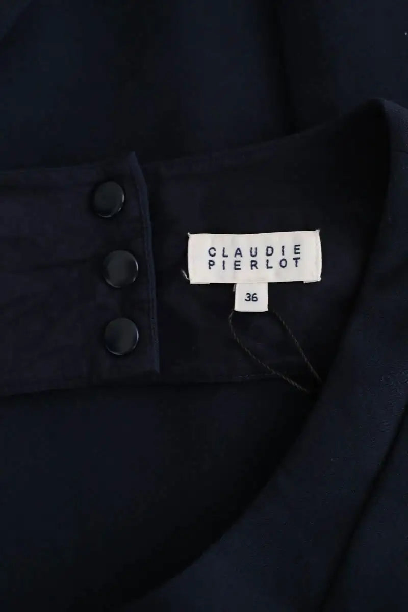 Robe Claudie Pierlot Marine en Polyester