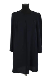 Robe Claudie Pierlot Marine en Polyester, taille S - Seconde Main