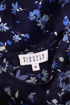 Robe Claudie Pierlot Marine en Synthétique
