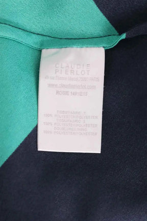 Robe Claudie Pierlot Marine en Synthétique