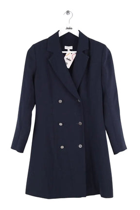 Robe Claudie Pierlot Marine en Synthétique, taille XS - Seconde Main