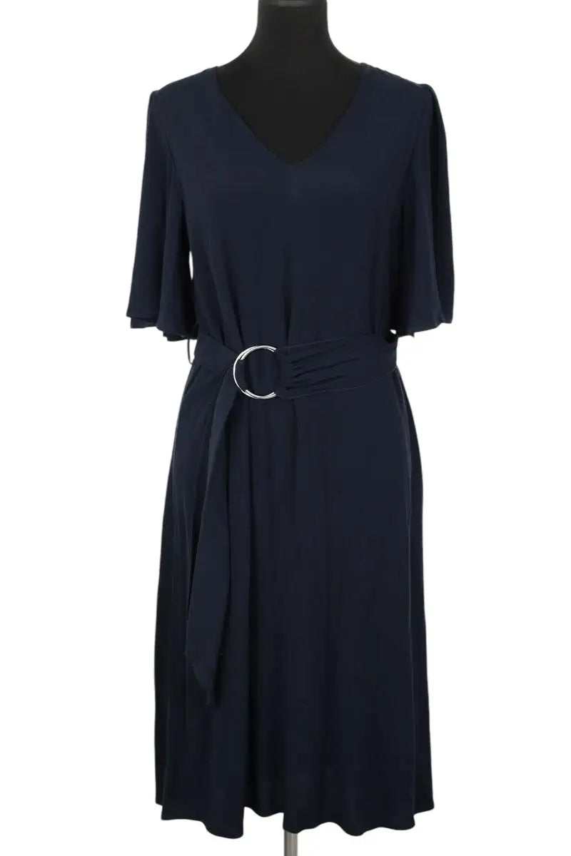 Robe Claudie Pierlot Marine en Viscose, taille L - Seconde Main