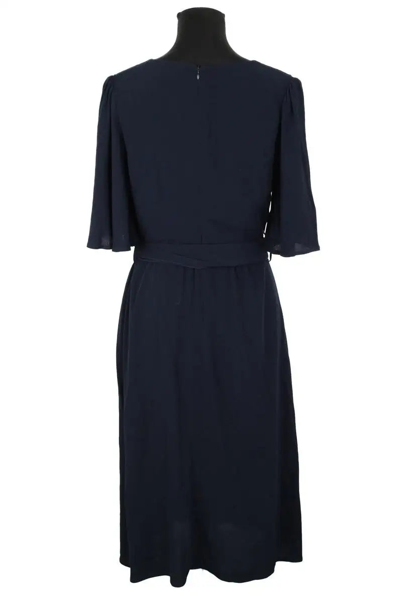 Robe Claudie Pierlot Marine en Viscose
