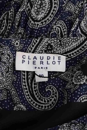 Robe Claudie Pierlot Marine en Viscose