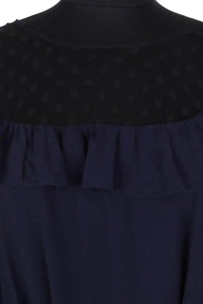 Robe Claudie Pierlot Marine en Viscose