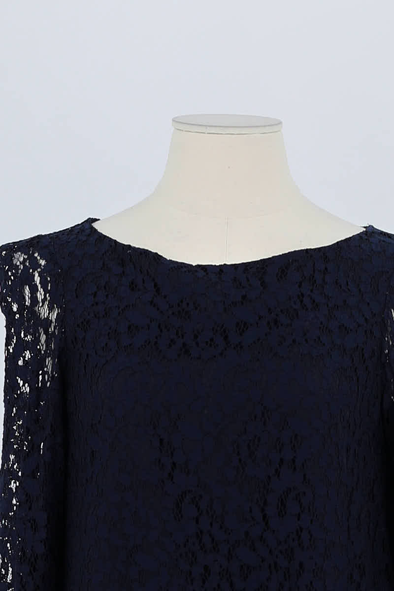 Robe Claudie Pierlot Marine en Viscose