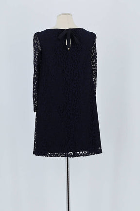 Robe Claudie Pierlot Marine en Viscose