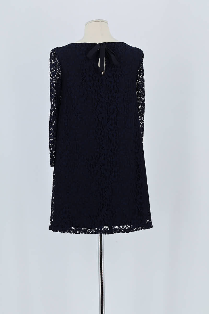 Robe Claudie Pierlot Marine en Viscose