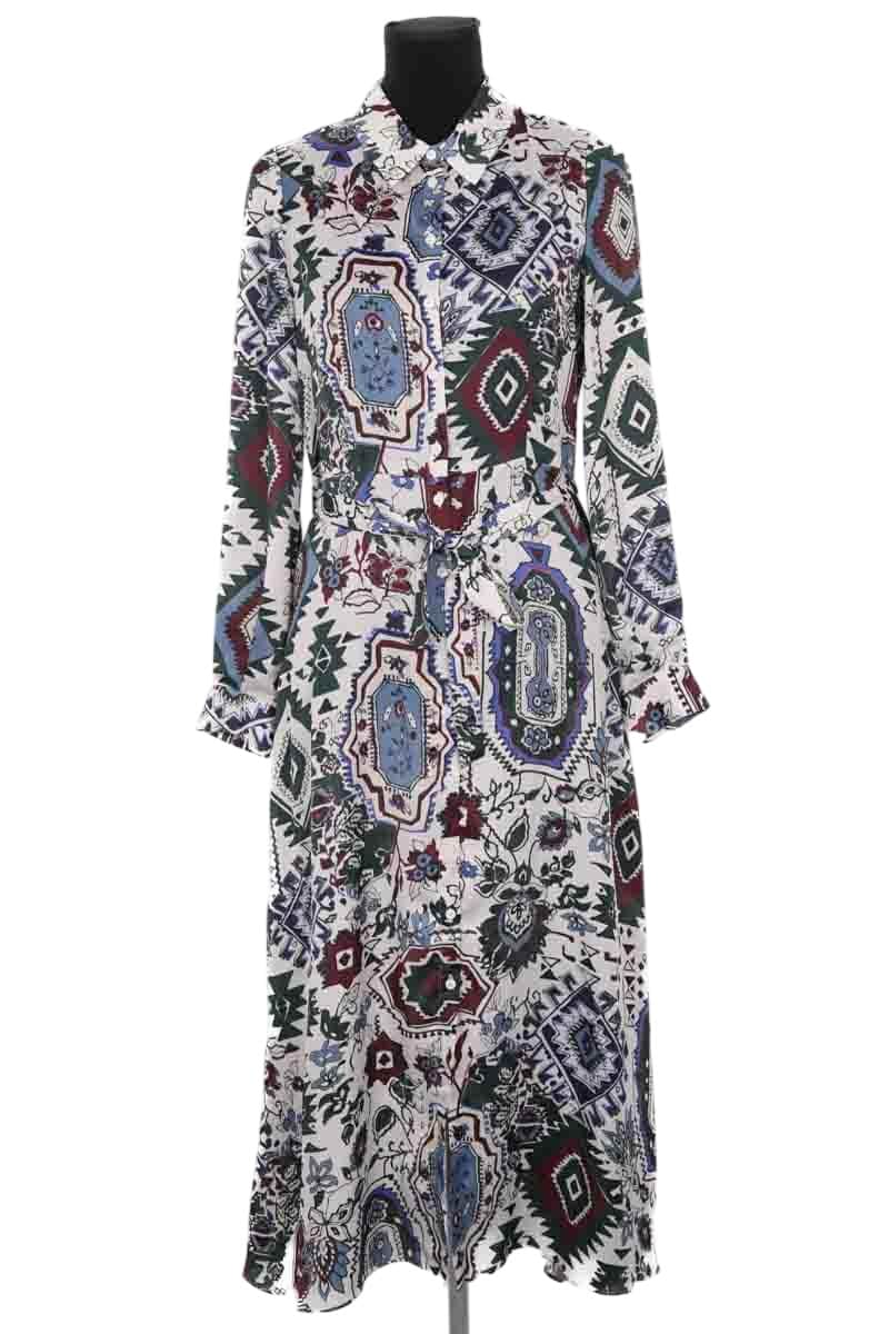 Robe Claudie Pierlot Multicolore en Synthétique, taille S - Seconde Main
