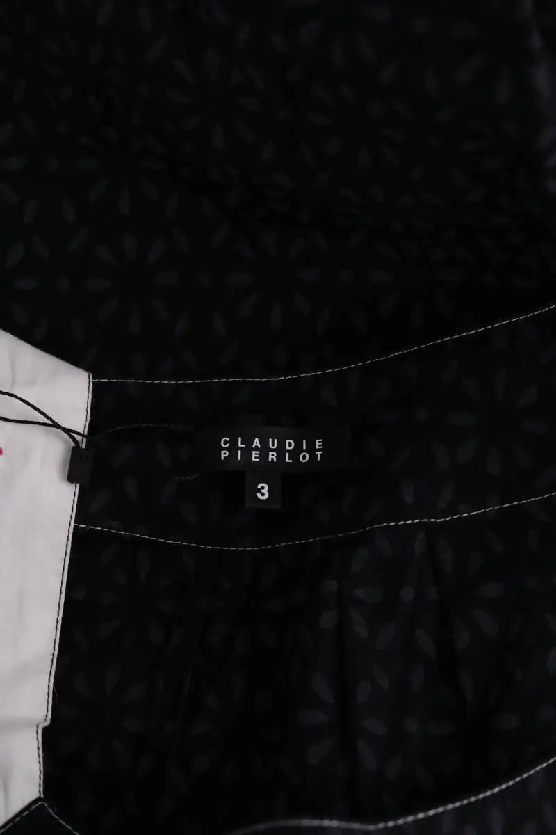 Robe Claudie Pierlot Noir en Coton