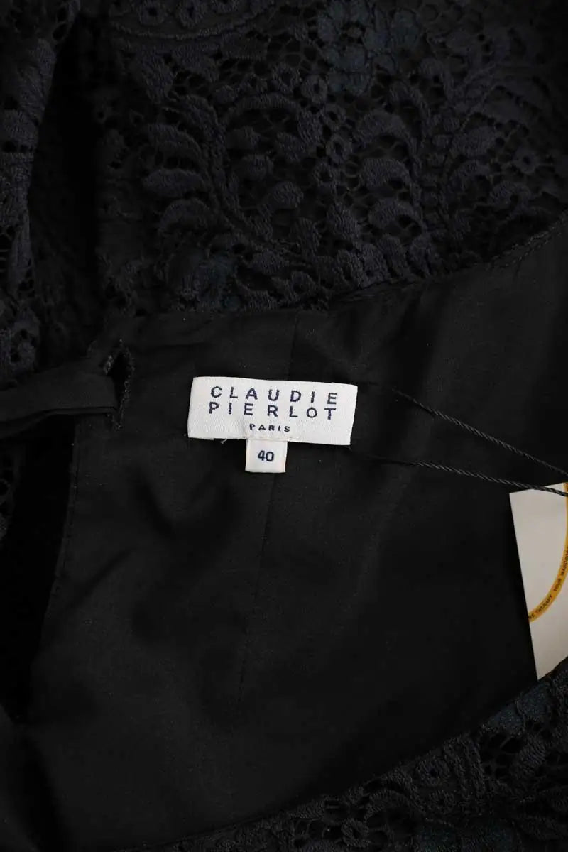 Robe Claudie Pierlot Noir en Synthétique