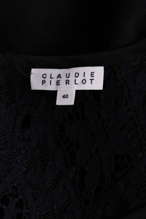 Robe Claudie Pierlot Noir en Synthétique
