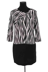 Robe Claudie Pierlot Noir en Synthétique, taille M - Seconde Main