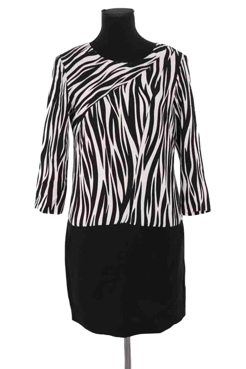 Robe Claudie Pierlot Noir en Synthétique, taille M - Seconde Main