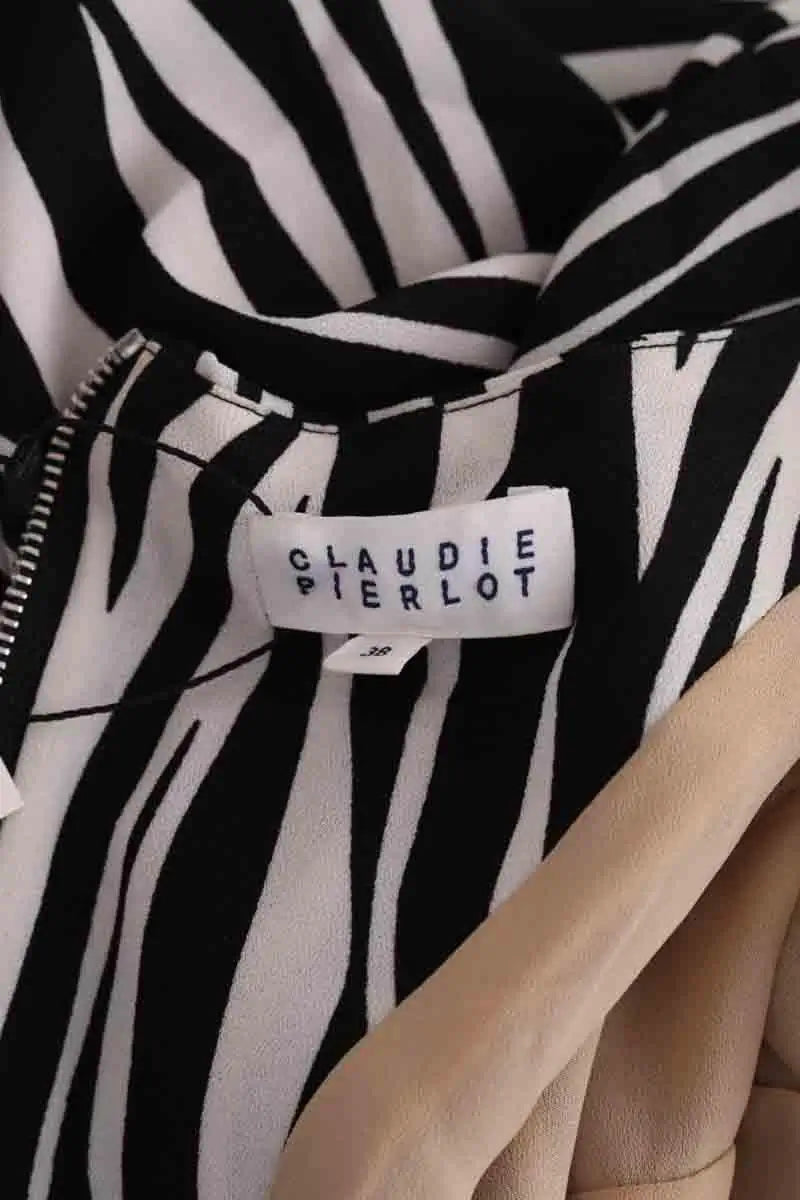 Robe Claudie Pierlot Noir en Synthétique
