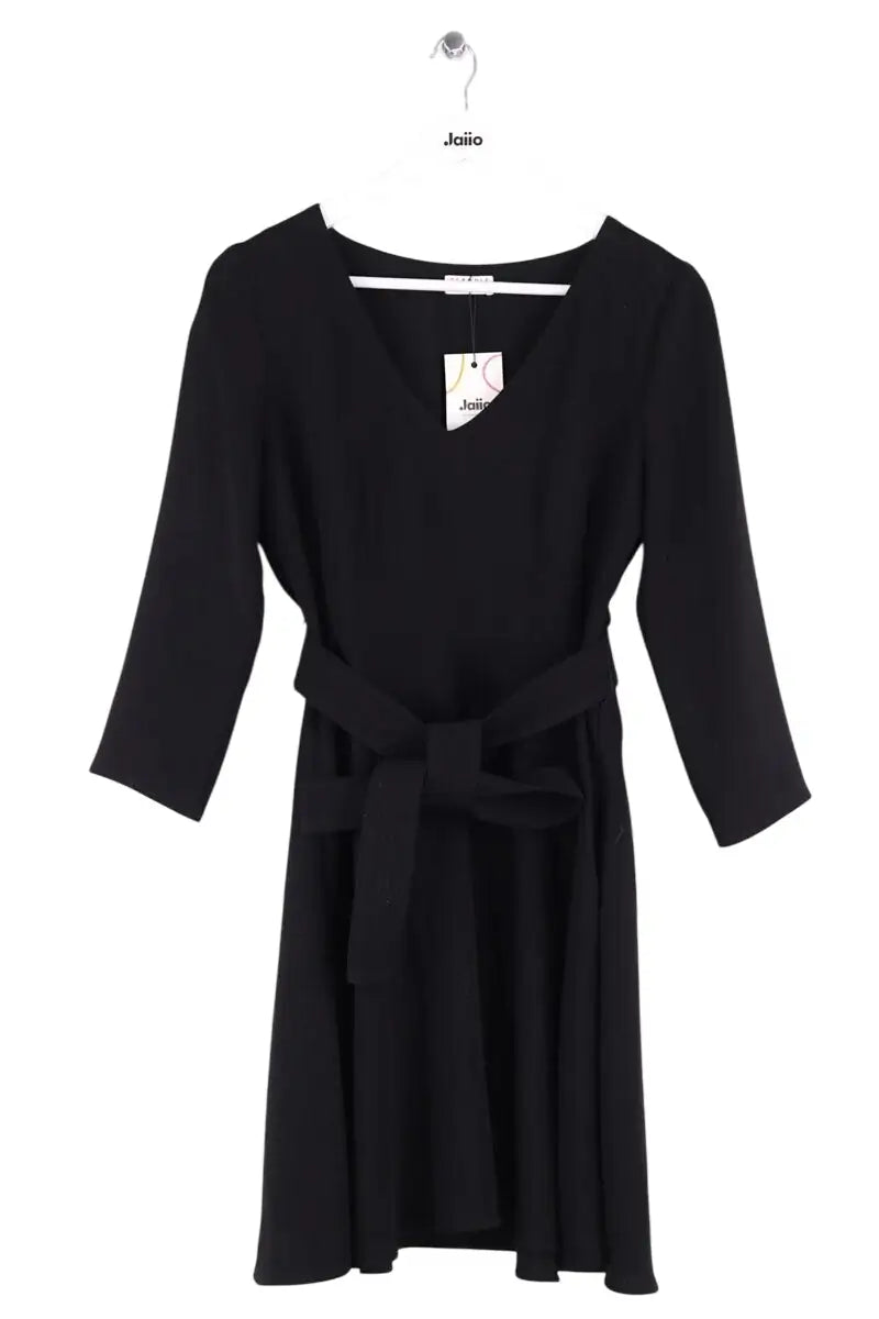 Robe Claudie Pierlot Noir en Synthétique, taille M - Seconde Main